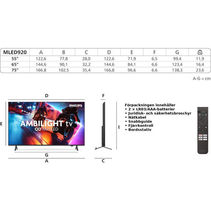 P-h-i-l-i-p-s 75’’  4K LED Smart TV